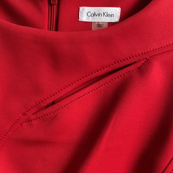 Calvin Klein Red Dress size 4 - Picture 8 of 10